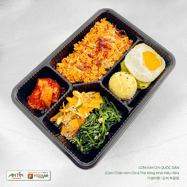 K1 - CƠM KIM CHI QUỐC DÂN (Cơm chiên kim chi & thịt xông khói)